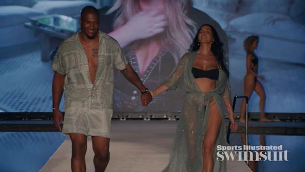 Highlights of Nicole Williams English and Larry English at Miami Swim Week